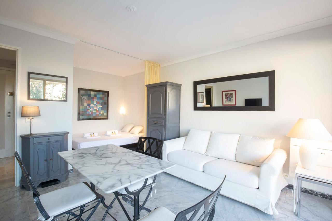 אנטיב Chez J-P - 100M Beach 2-4Pers Terrace Sea View Pool Garage מראה חיצוני תמונה
